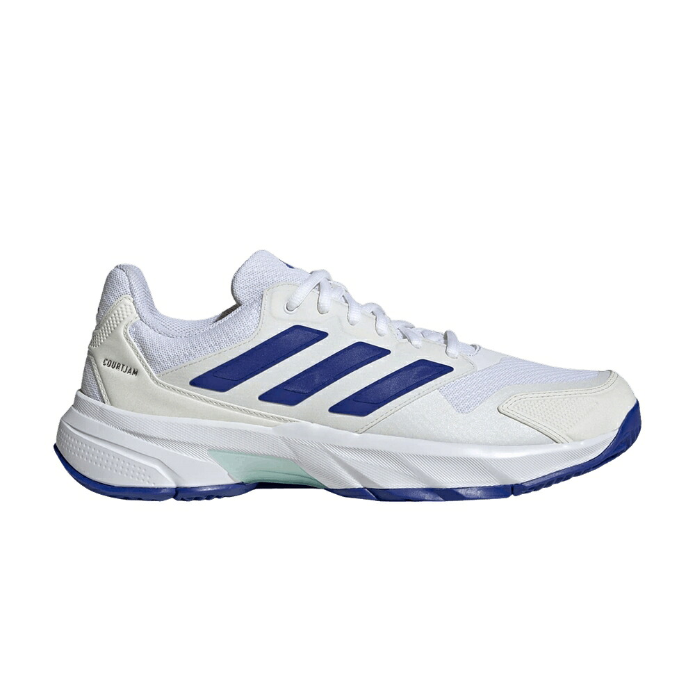 アディダス 白いこと 白いこと 青碧 青碧 \u0027WHITE BLUE\u0027 スニーカー メンズ ADIDAS COURTJAM CONTROL 3 LUCID / CLOUD WHITE LUCID BLUE SEMI
