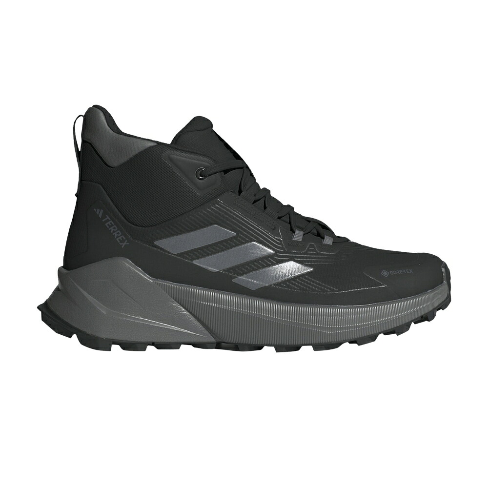アディダス ミッド ゴアテックス カーボン コア 黒色 ブラック 灰色 グレー 2.0 'BLACK GREY' スニーカー レディース ADIDAS WMNS TERREX TRAILMAKER MID GORE-TEX CARBON / CORE BLACK CARBON GREY FOUR｜スニケス 43,920円