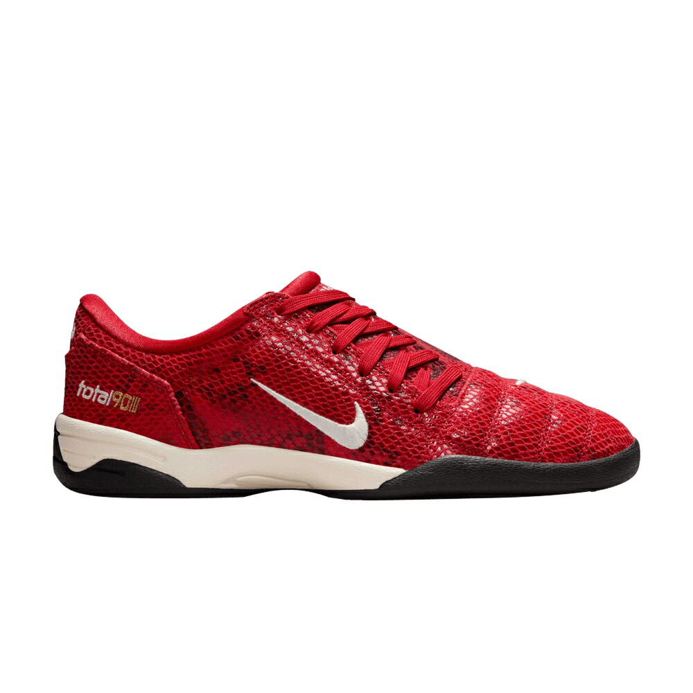 ナイキ 火の手 赤 赤いこと 黒いこと 黒いこと \u0027SNAKESKIN RED\u0027 スニーカー レディース NIKE WMNS TOTAL 90 3 SP PACK - FIRE / FIRE RED BLACK
