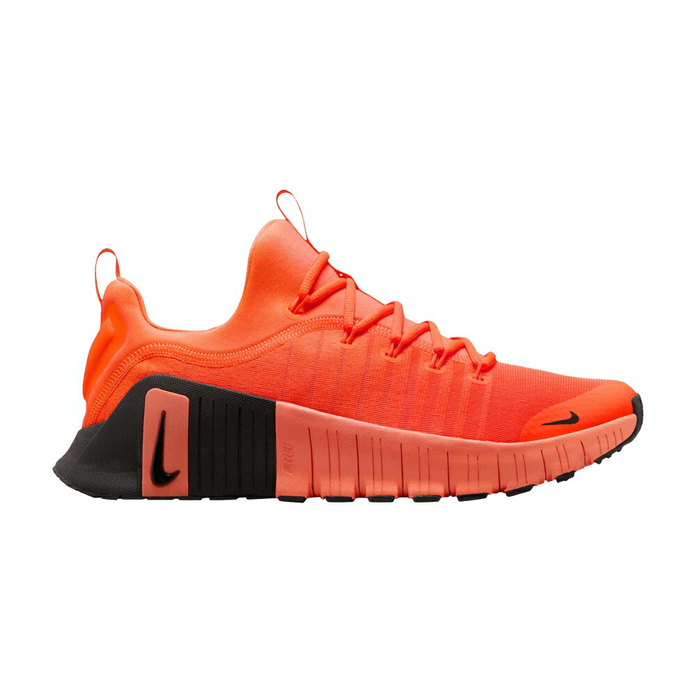ナイキ 無償性 クリムゾン 橙 オレンジ色 黒いこと 黒いこと \u0027HYPER ORANGE\u0027 スニーカー メンズ NIKE FREE METCON 6 / HYPER CRIMSON HYPER ORANGE BLACK
