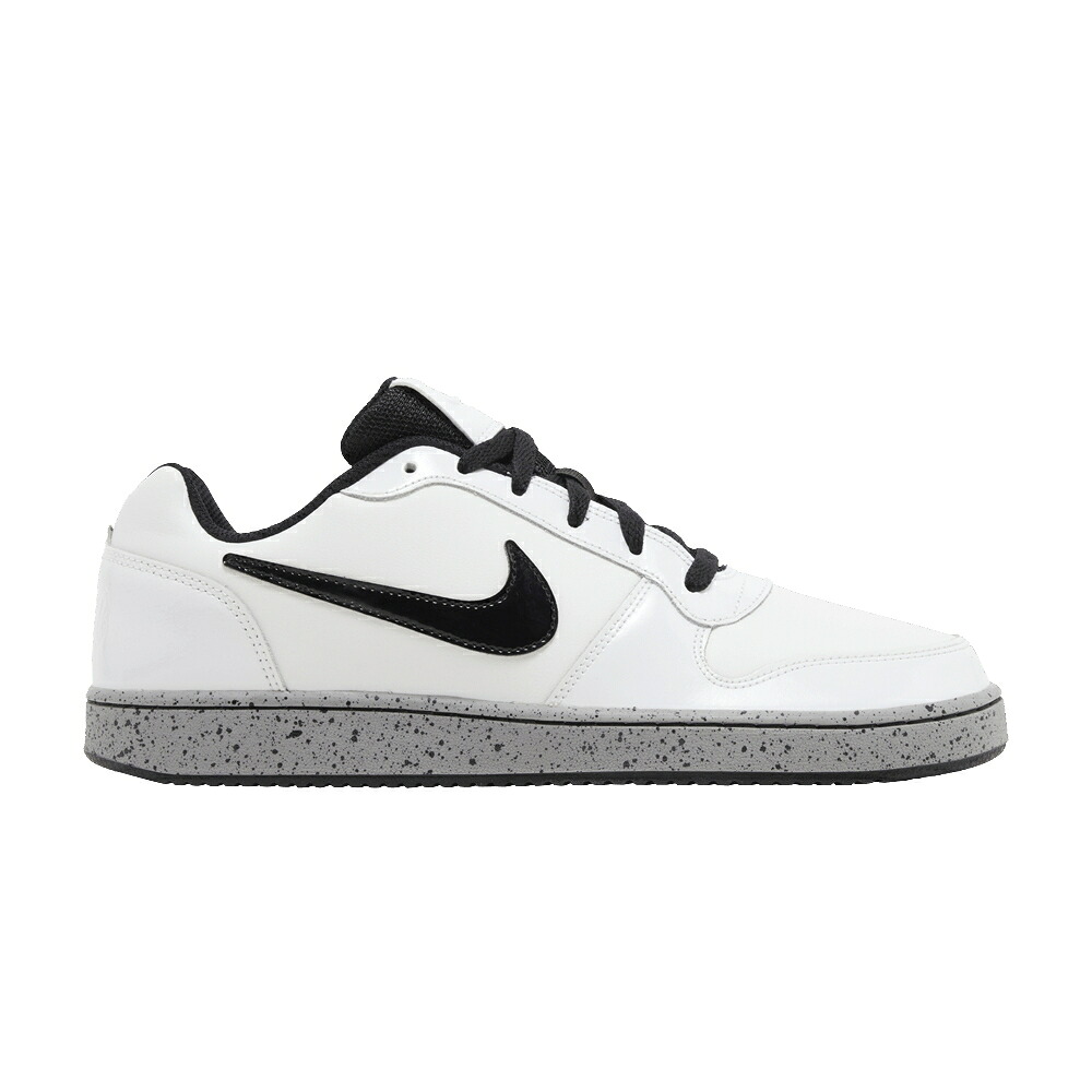 ナイキ 白いこと 白いこと 黒いこと 黒いこと 薄墨色 薄墨色 \u0027WHITE CEMENT\u0027 スニーカー メンズ NIKE EBERNON LOW / WHITE WHITE BLACK GREY