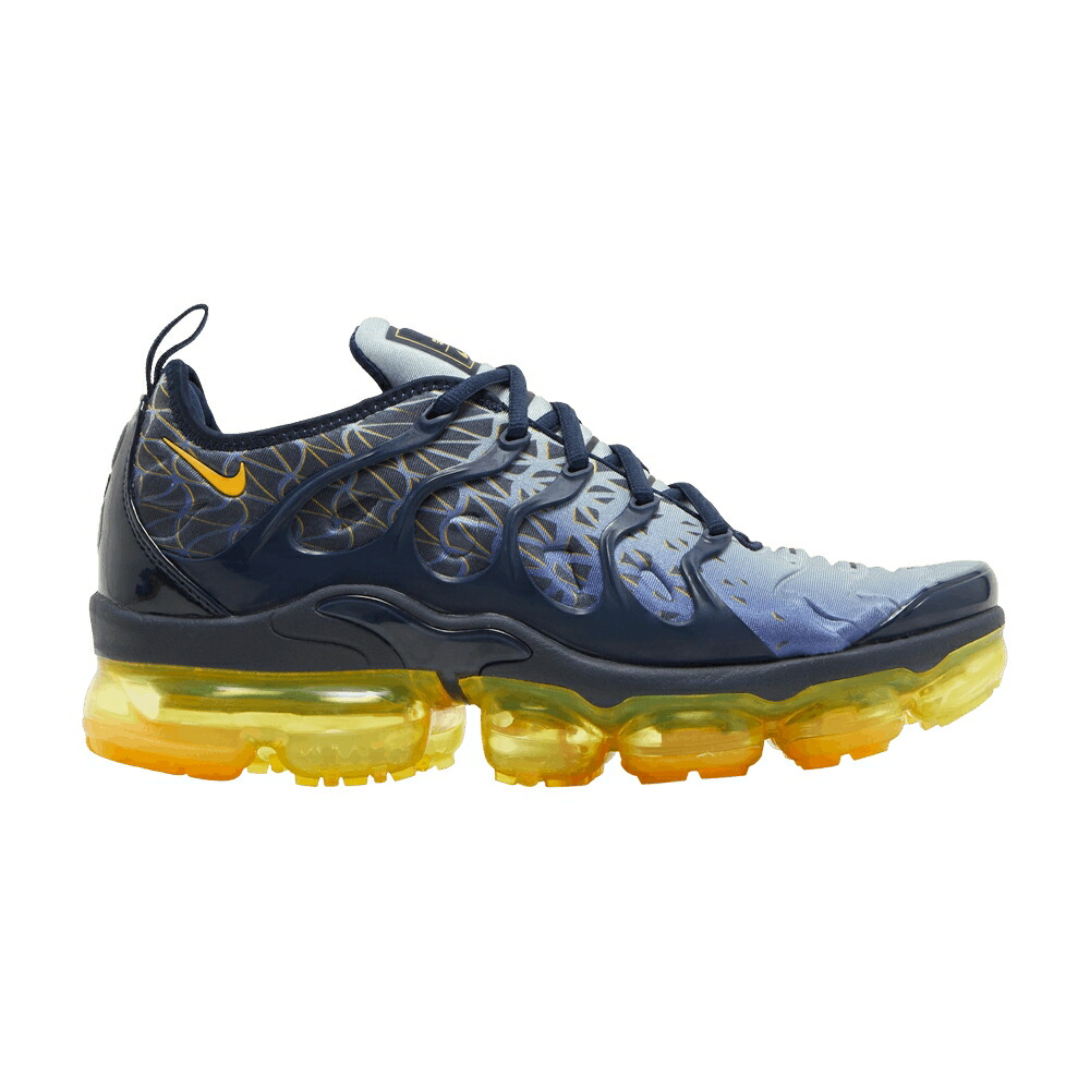 ナイキ レーザ 橙 オレンジ色 藍色 インディゴ エアヴェイパーマックス \u0027INDIGO STORM\u0027 スニーカー メンズ NIKE AIR VAPORMAX PLUS / OBSIDIAN LASER ORANGE INDIGO