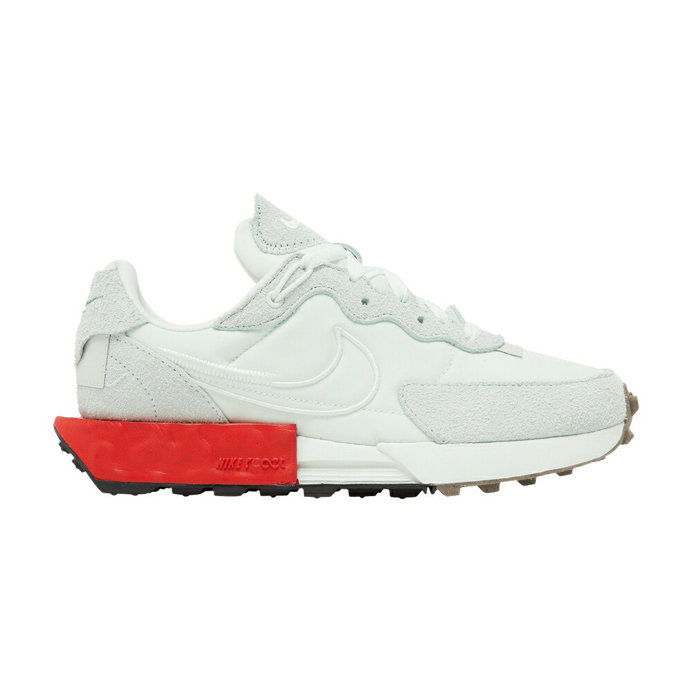 ナイキ ワーヘル 緑 緑であること \u0027BARELY RED\u0027 スニーカー レディース NIKE WMNS FONTANKA WAFFLE GREEN UNIVERSITY / BARELY GREEN BARELY GREEN