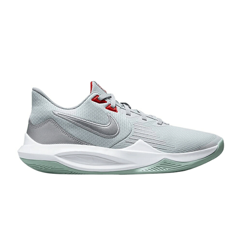ナイキ プラチナム 純一無雑 薄墨色 薄墨色 \u0027PURE SILVER\u0027 スニーカー メンズ NIKE PRECISION 5 PLATINUM METALLIC / PURE PLATINUM WOLF GREY CHILE