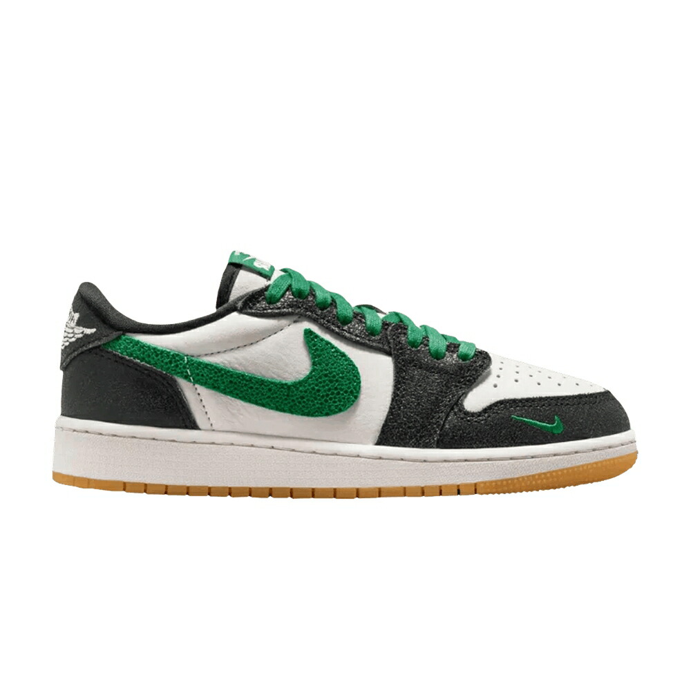 ナイキ 緑 緑であること 黒いこと 黒いこと エアジョーダン \u0027PHANTOM GREEN\u0027 スニーカー メンズ AIR JORDAN AIR JORDAN 1 RETRO LOW OG PINE / PHANTOM PINE GREEN BLACK