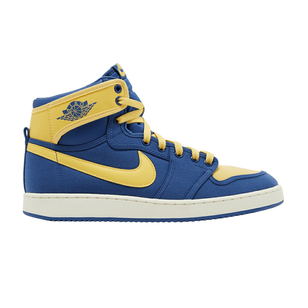 ナイキ ご機嫌 青碧 青碧 ゴールド エアジョーダン \u0027LANEY\u0027 スニーカー メンズ AIR JORDAN AIR JORDAN 1 KO HIGH / TRUE BLUE TOPAZ GOLD SAIL