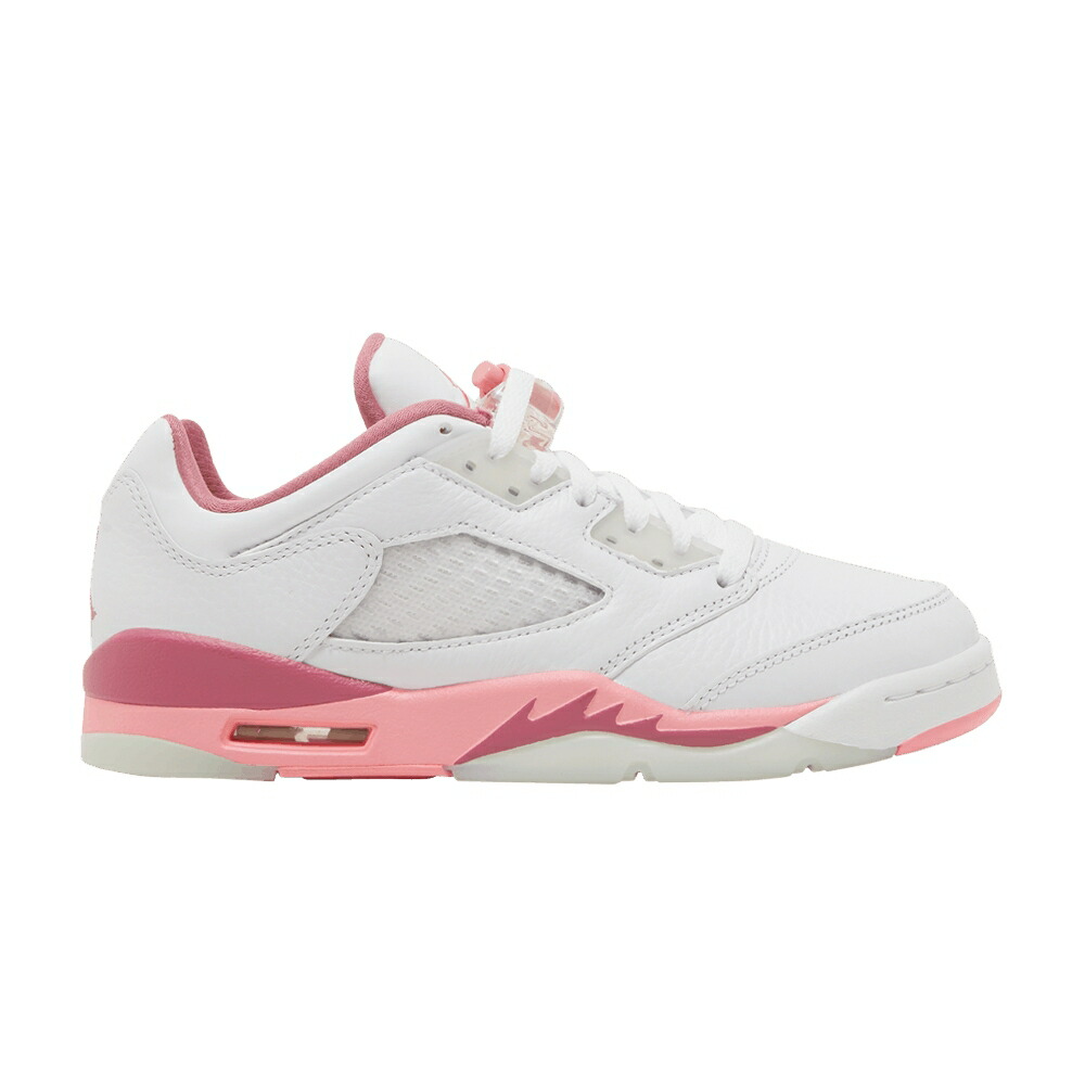 ナイキ 白いこと 白いこと エアジョーダン \u0027CRAFTED HER\u0027 お坊っちゃん キッズ AIR JORDAN AIR JORDAN 5 RETRO LOW GS FOR / WHITE CORAL CHALK DESERT BERRY もの言う花 マタニティ スニーカー