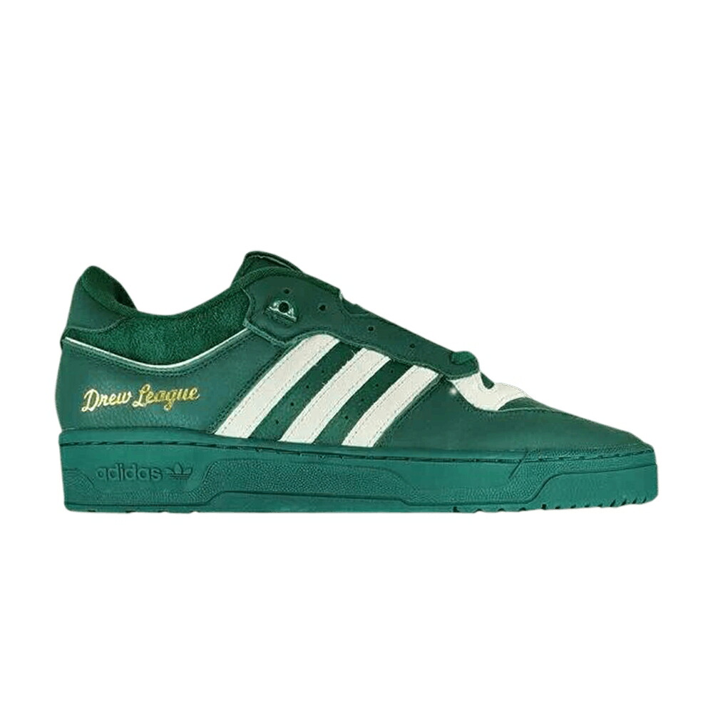 アディダス 緑 緑であること 白いこと 白いこと \u0027NO PRODUCE\u0027 スニーカー メンズ ADIDAS DREW LEAGUE X RIVALRY 86 LOW EXCUSE, JUST / GREEN WHITE