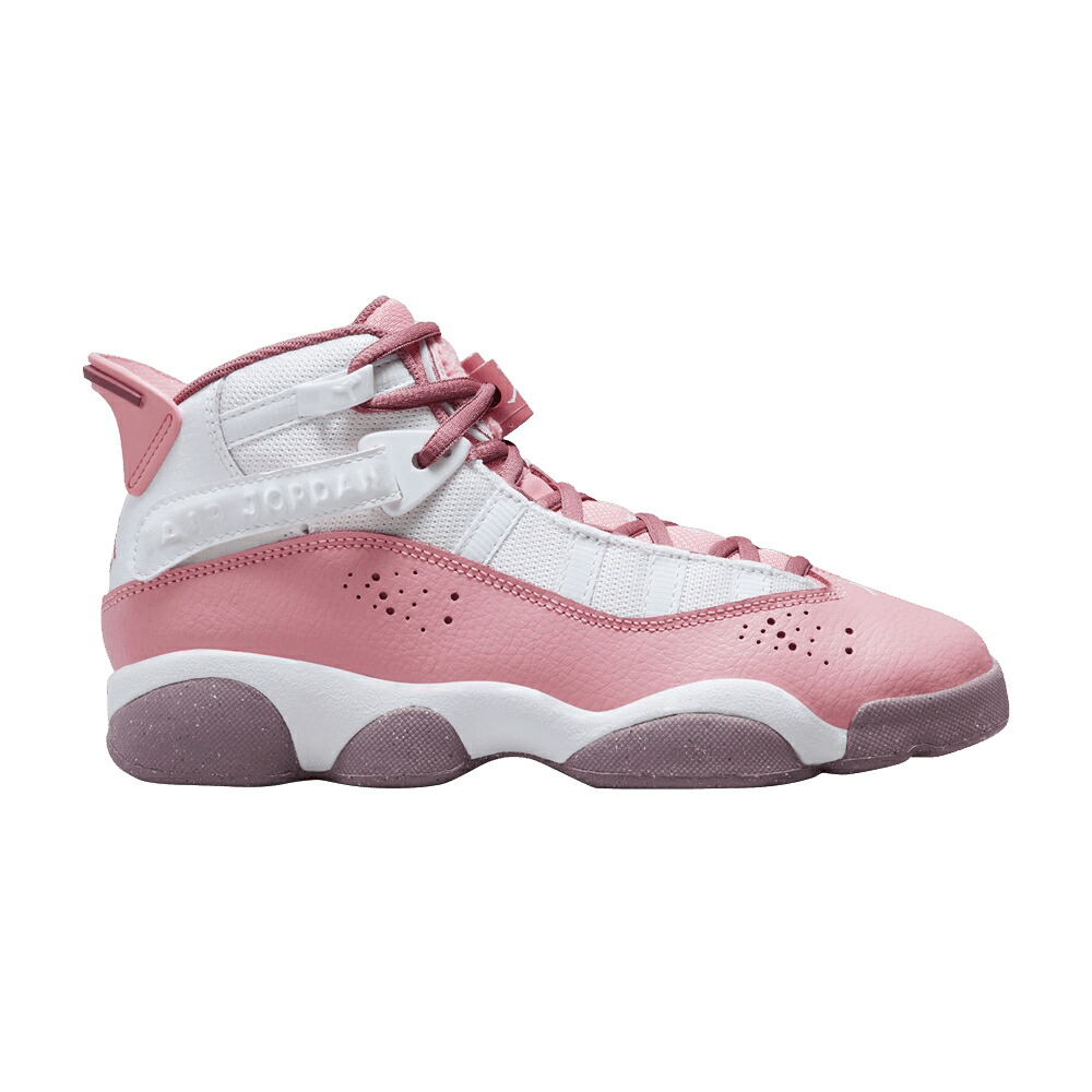 ナイキ 輪っか 白いこと 白いこと エアジョーダン \u0027CORAL CHALK\u0027 お坊っちゃん キッズ AIR JORDAN AIR JORDAN 6 RINGS GS / CORAL CHALK WHITE DESERT BERRY もの言う花 マタニティ スニーカー