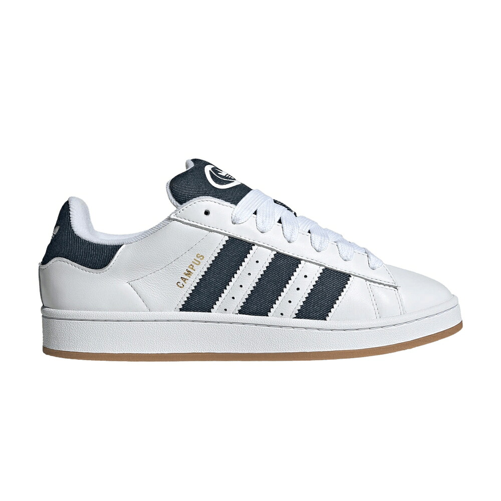 アディダス 構内 ナイト爵 藍色 インディゴ 白いこと 白いこと ゴールド \u0027WHITE DENIM\u0027 スニーカー メンズ ADIDAS CAMPUS 00S NIGHT INDIGO / CLOUD WHITE NIGHT INDIGO GOLD