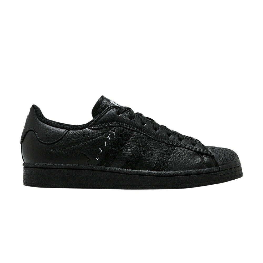 アディダス はやりっ児 中核グループ 黒いこと 黒いこと しろがね色 しろがね色 \u0027UNITY SKATEBOARDING\u0027 スニーカー メンズ ADIDAS UNITY X SUPERSTAR ADV THROUGH / CORE BLACK CORE BLACK SILVER