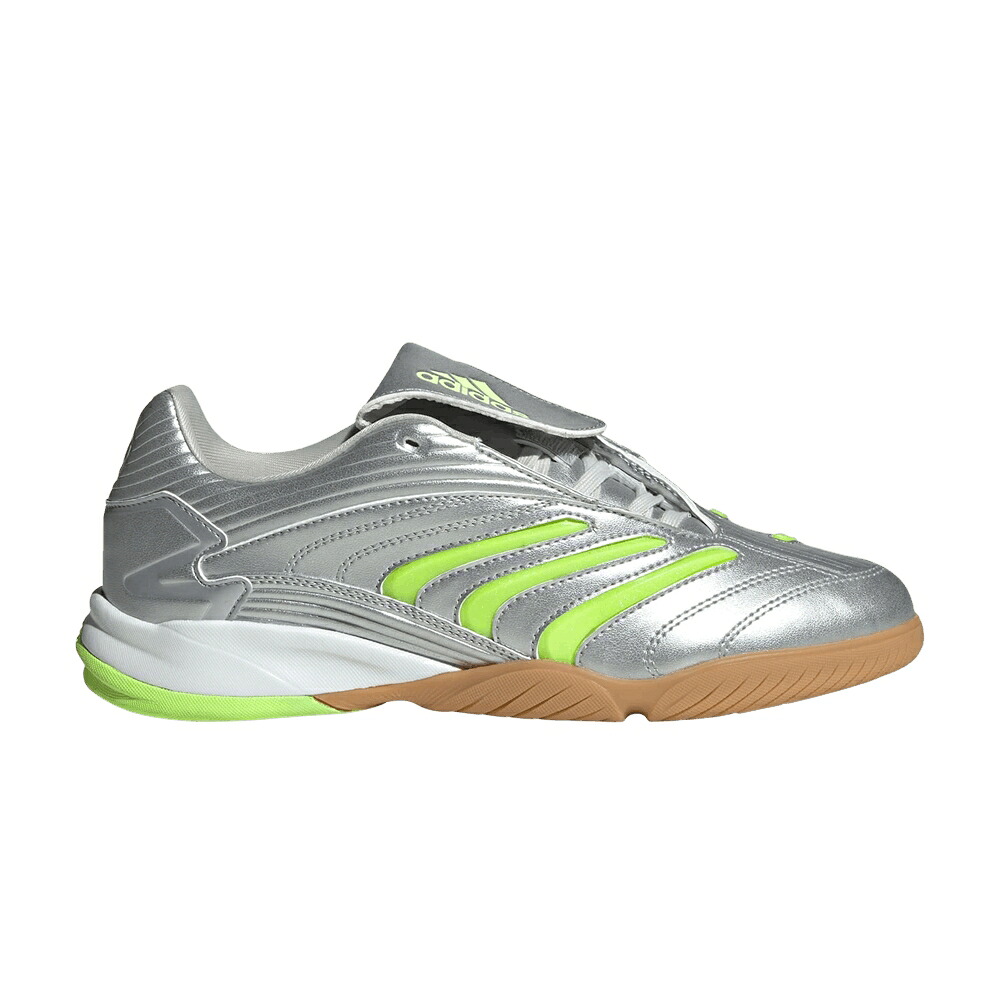 アディダス プレデター しろがね色 しろがね色 緑 緑であること \u0027SILVER GREEN\u0027 スニーカー レディース ADIDAS WMNS PREDATOR SALA METALLIC SIGNAL / SILVER METALLIC SIGNAL GREEN