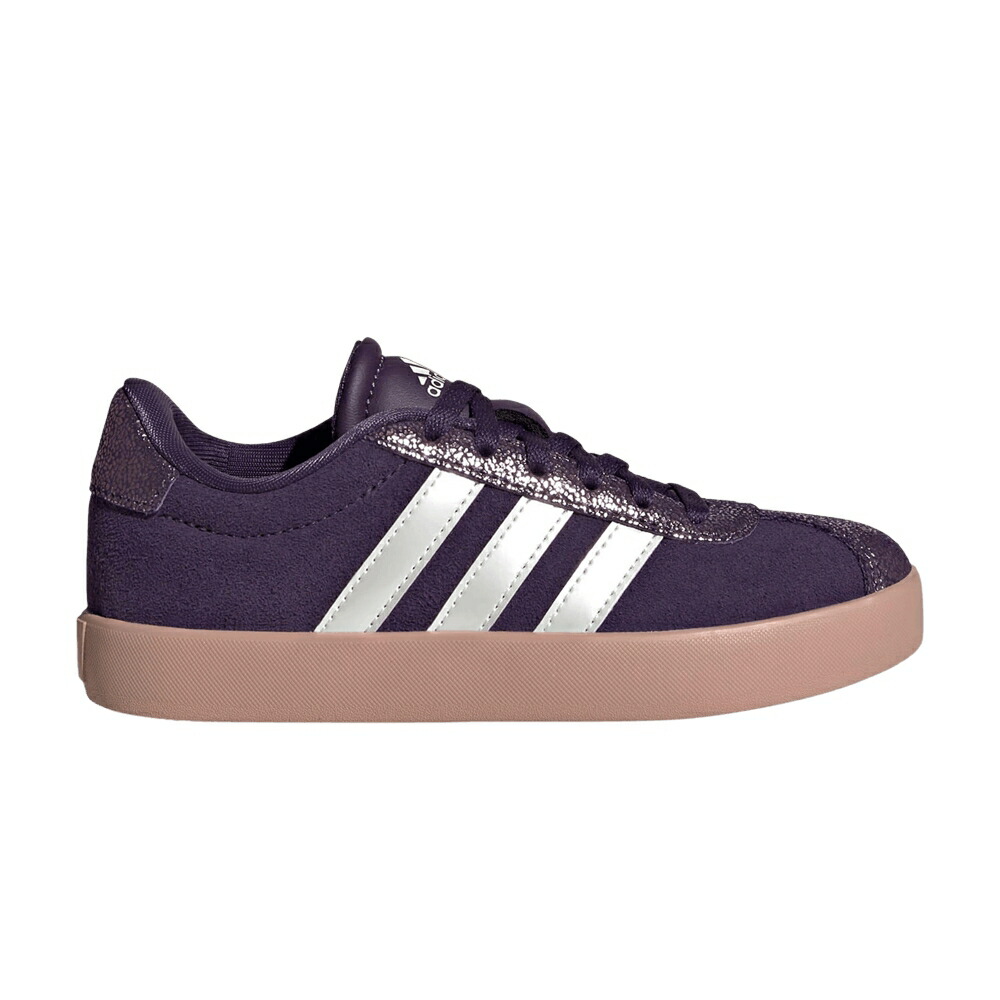 アディダス 厚地の外套 無し さくら色 3.0 \u0027AURORA PLUM\u0027 スニーカー メンズ ADIDAS VL COURT K / AURORA PLUM ZERO METALIC PINK