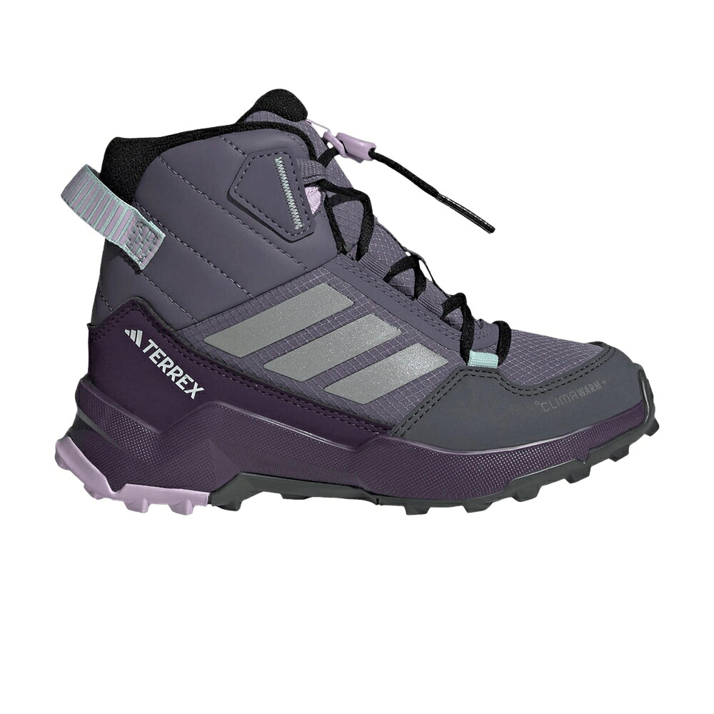 アディダス ミッド 紫 相撲取り草 しろがね色 しろがね色 CLIMAWARM+ \u0027PRELOVED VIOLET\u0027 スニーカー メンズ ADIDAS TERREX AX4R MID K / PRELOVED VIOLET MATTE SILVER