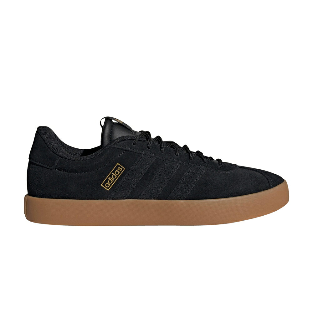アディダス 厚地の外套 中核グループ 黒いこと 黒いこと ゴールド 3.0 \u0027BLACK GUM\u0027 スニーカー メンズ ADIDAS VL COURT / CORE BLACK CORE BLACK GOLD