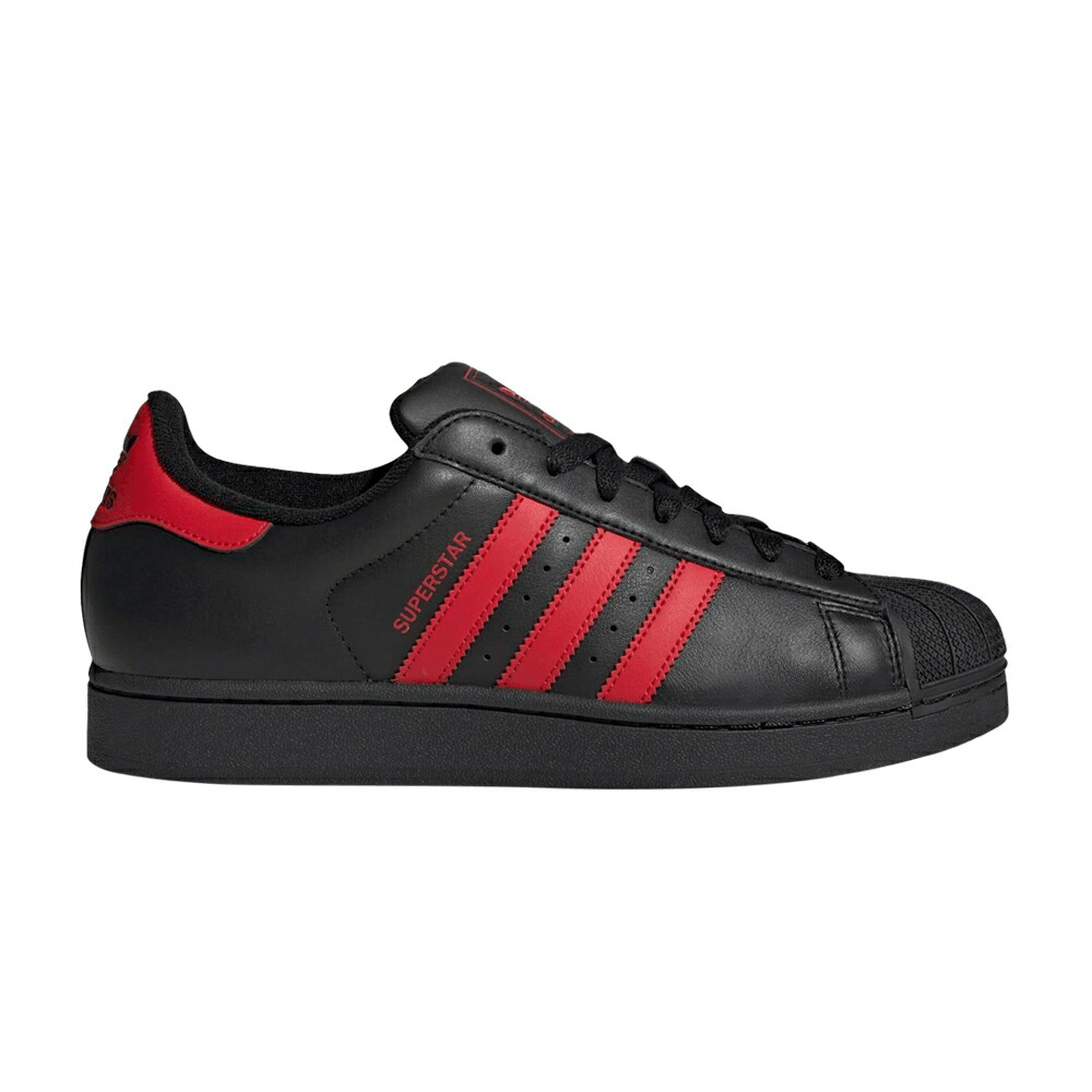 アディダス はやりっ児 中核グループ 黒いこと 黒いこと \u0027BLACK SCARLET\u0027 スニーカー メンズ ADIDAS SUPERSTAR 2 / CORE BLACK BETTER SCARLET CORE