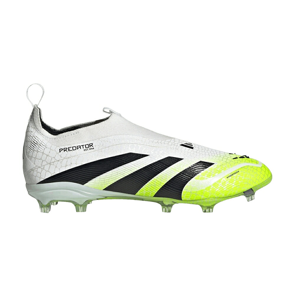 アディダス プレデター エリート 白色 ホワイト コア 黒色 ブラック 'RADIANT PACK' スニーカー メンズ ADIDAS PREDATOR ELITE LACELESS FG K BLAZE / CLOUD WHITE CORE BLACK LUCID｜スニケス 53,820円