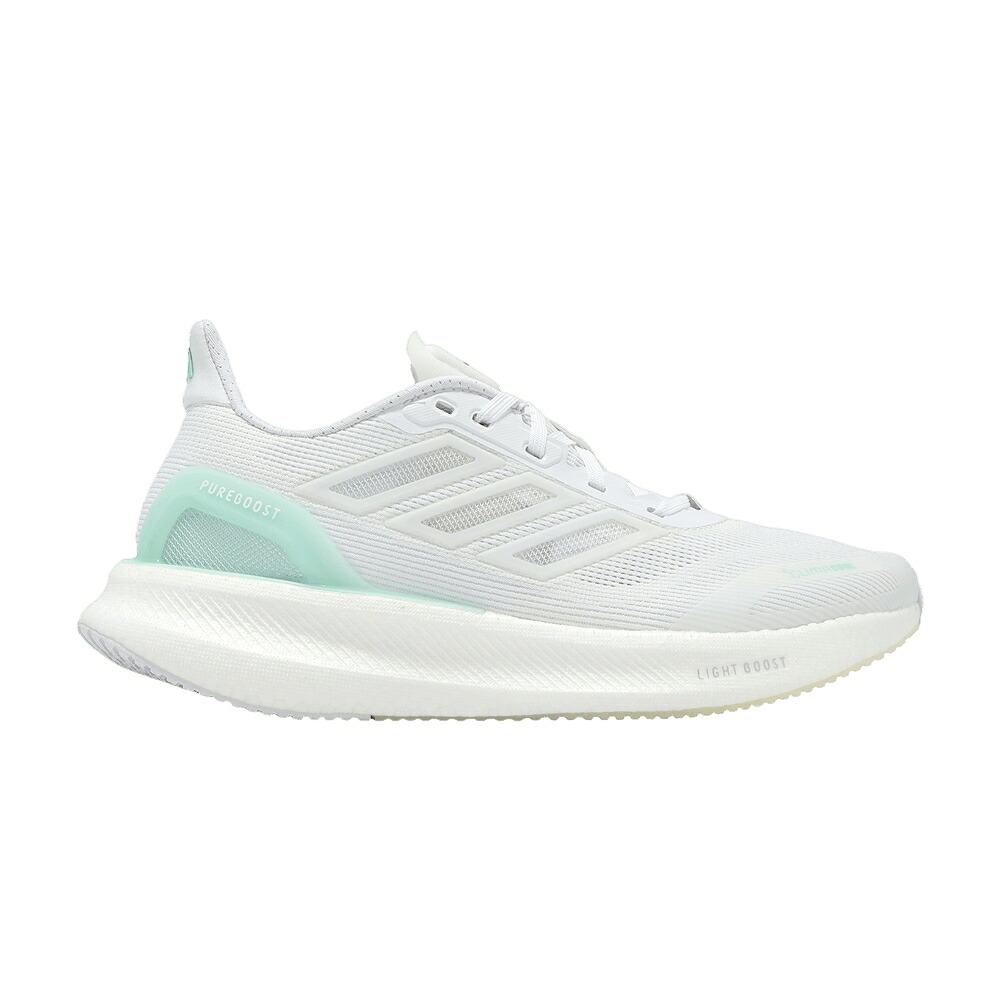 アディダス クライマクール 白色 ホワイト 'WHITE AQUA' スニーカー レディース ADIDAS WMNS PUREBOOST 5 CLIMACOOL SEMI FLASH / CLOUD WHITE CLOUD WHITE SEMI｜スニケス