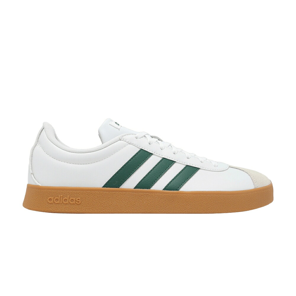 アディダス 厚地の外套 白いこと 白いこと 緑 緑であること \u0027WHITE GREEN\u0027 スニーカー メンズ ADIDAS VL COURT BASE COLLEGIATE / CLOUD WHITE COLLEGIATE GREEN