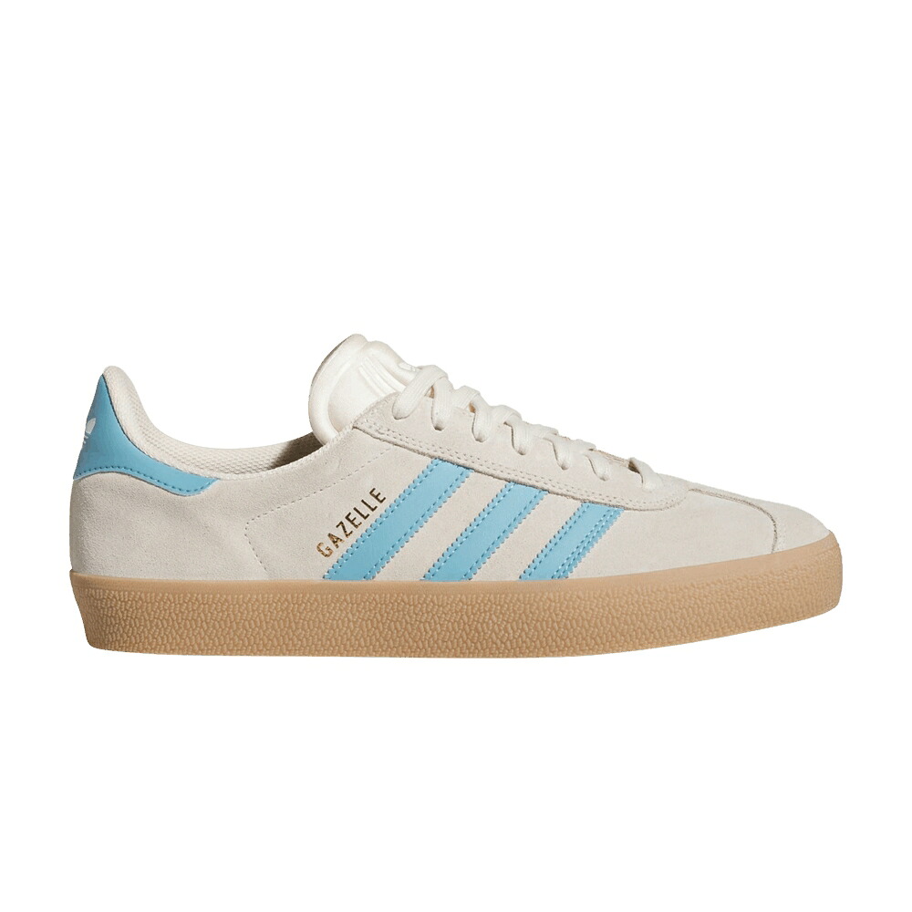 アディダス ガゼル 白いこと 白いこと 青碧 青碧 \u0027WONDER BLUE\u0027 スニーカー メンズ ADIDAS GAZELLE ADV WHITE PRELOVED / WONDER WHITE PRELOVED BLUE GUM