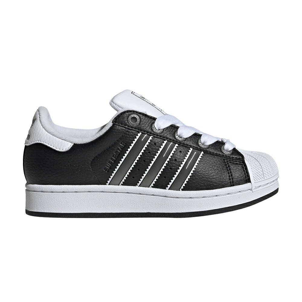 アディダス はやりっ子 中核グループ 黒いこと 黒いこと しろがね色 しろがね色 \u0027BLACK STRIPES\u0027 スニーカー メンズ ADIDAS SUPERSTAR 2 J LENTICULAR / CORE BLACK MATTE SILVER CLOUD