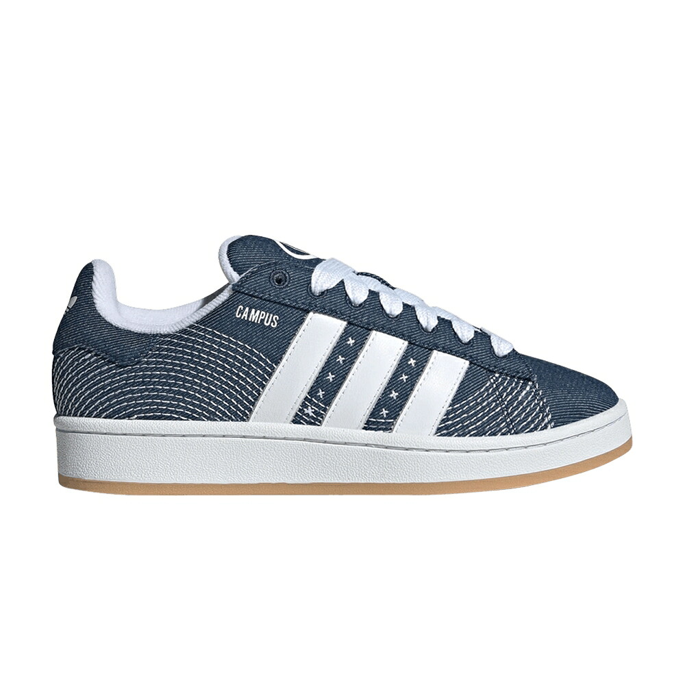 アディダス 校庭 青碧 青碧 白いこと 白いこと \u0027ZEN DENIM\u0027 スニーカー レディース ADIDAS WMNS CAMPUS 00S GARDEN / BLUE DARK BLUE CLOUD WHITE