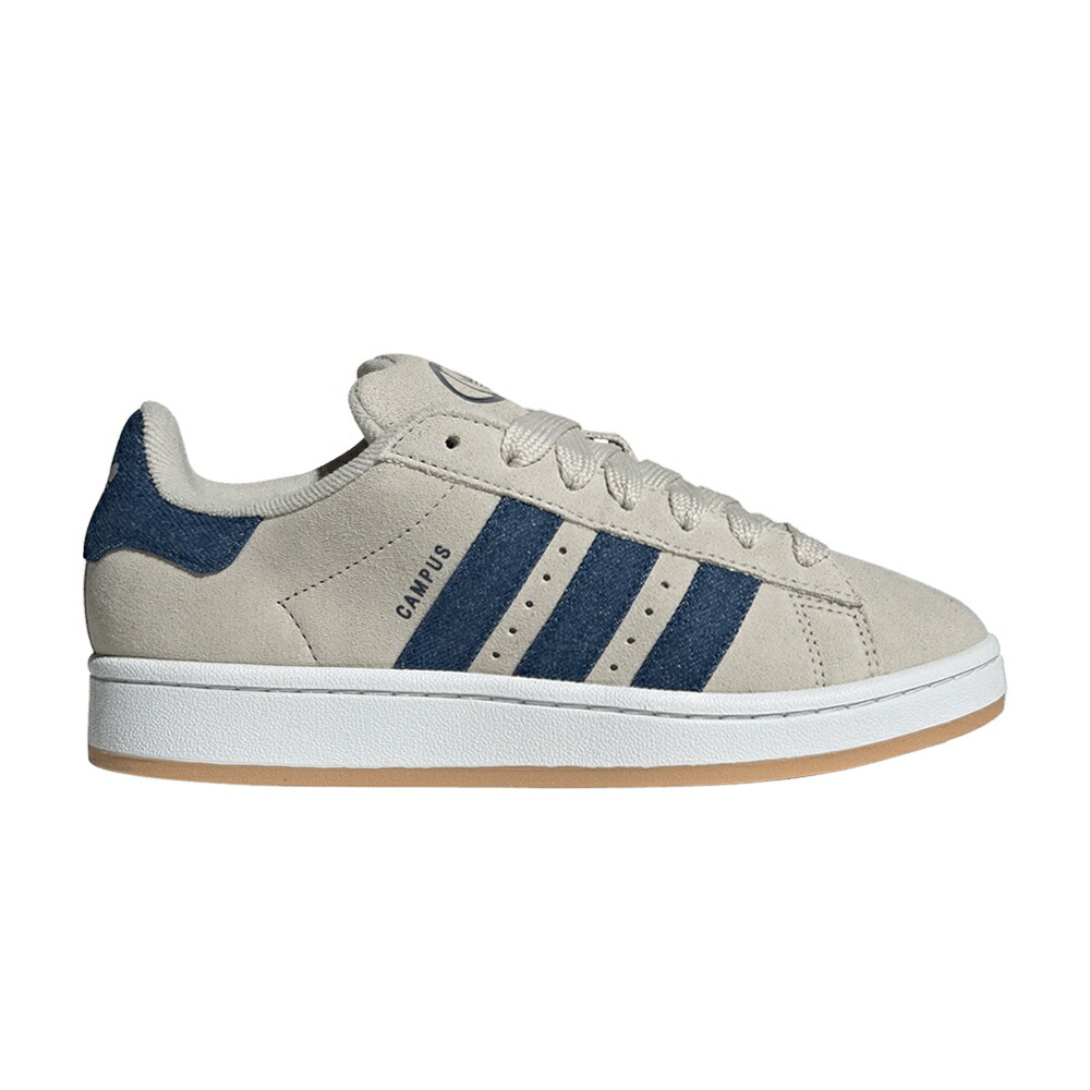アディダス 構内 ベージュ 青碧 青碧 \u0027DENIM STRIPES\u0027 スニーカー レディース ADIDAS WMNS CAMPUS 00S / BEIGE BLUE DARK BLUE