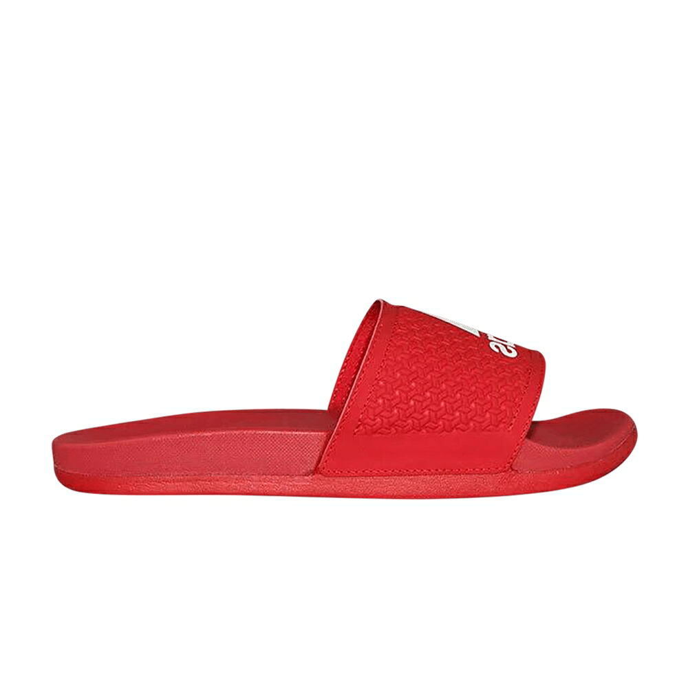 アディダス アディレッタ サンダル 白いこと 白いこと \u0027SCARLET\u0027 スニーカー メンズ ADIDAS ADILETTE CLOUDFOAM PLUS SLIDE C / SCARLET FOOTWEAR WHITE SCARLET