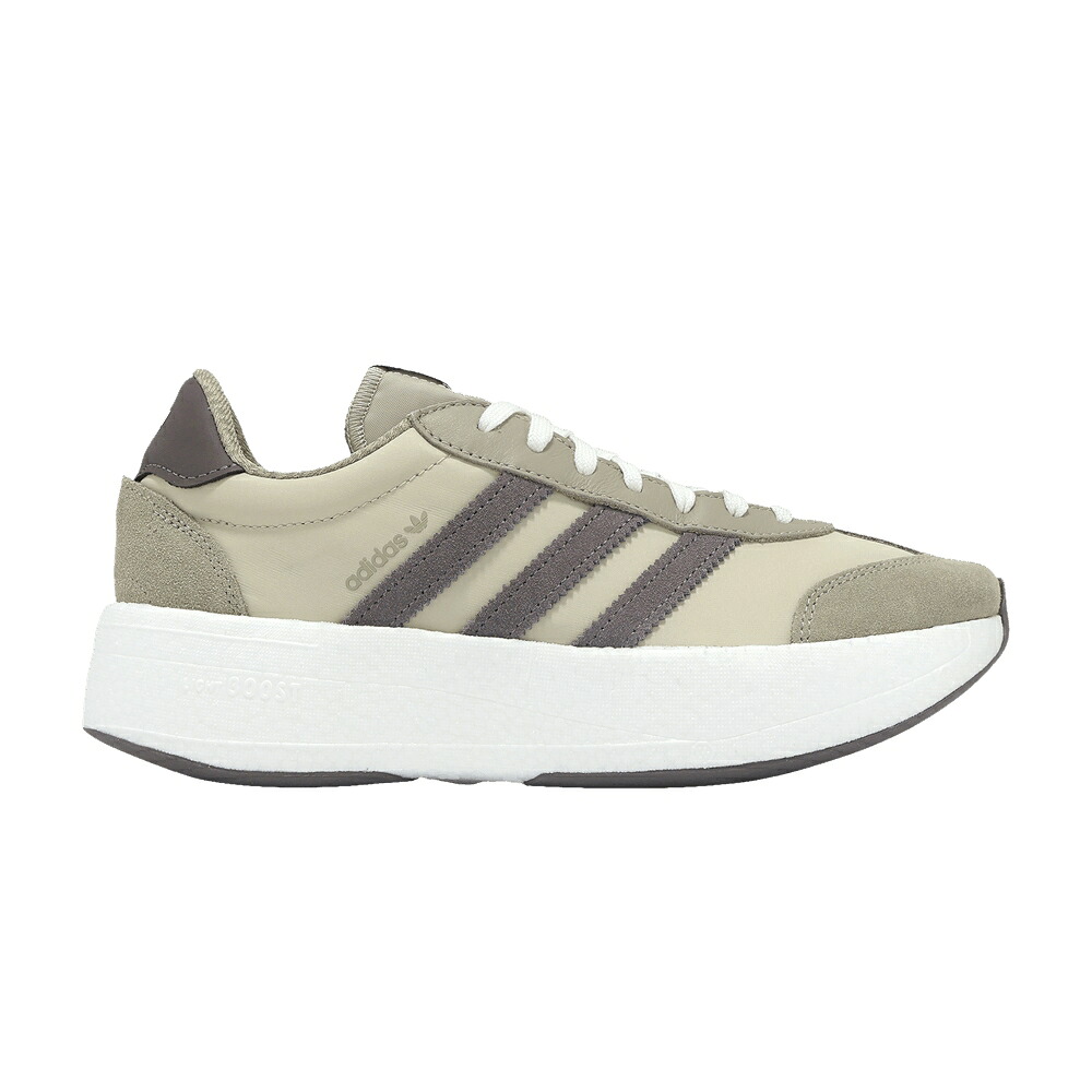 アディダス シティ ベージュ 濃灰色 \u0027WONDER CHARCOAL\u0027 スニーカー メンズ ADIDAS CITY RNR BEIGE / WONDER BEIGE CHARCOAL PUTTY