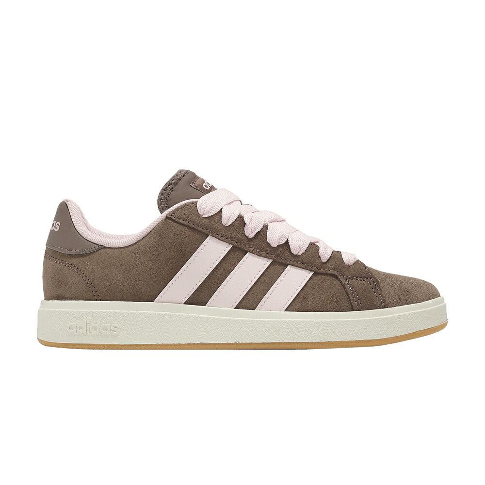 アディダス 地びた 厚地の外套 さくら色 \u0027EARTH PINK\u0027 スニーカー メンズ ADIDAS GRAND COURT BASE 00S STRATA CLEAR / EARTH STRATA CLEAR PINK OFF