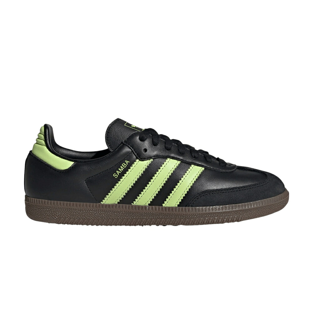 アディダス サンバ 菩提樹 中核グループ 黒いこと 黒いこと \u0027BLACK GUM\u0027 スニーカー レディース ADIDAS WMNS SAMBA OG PULSE LIME / CORE BLACK PULSE LIME GUM