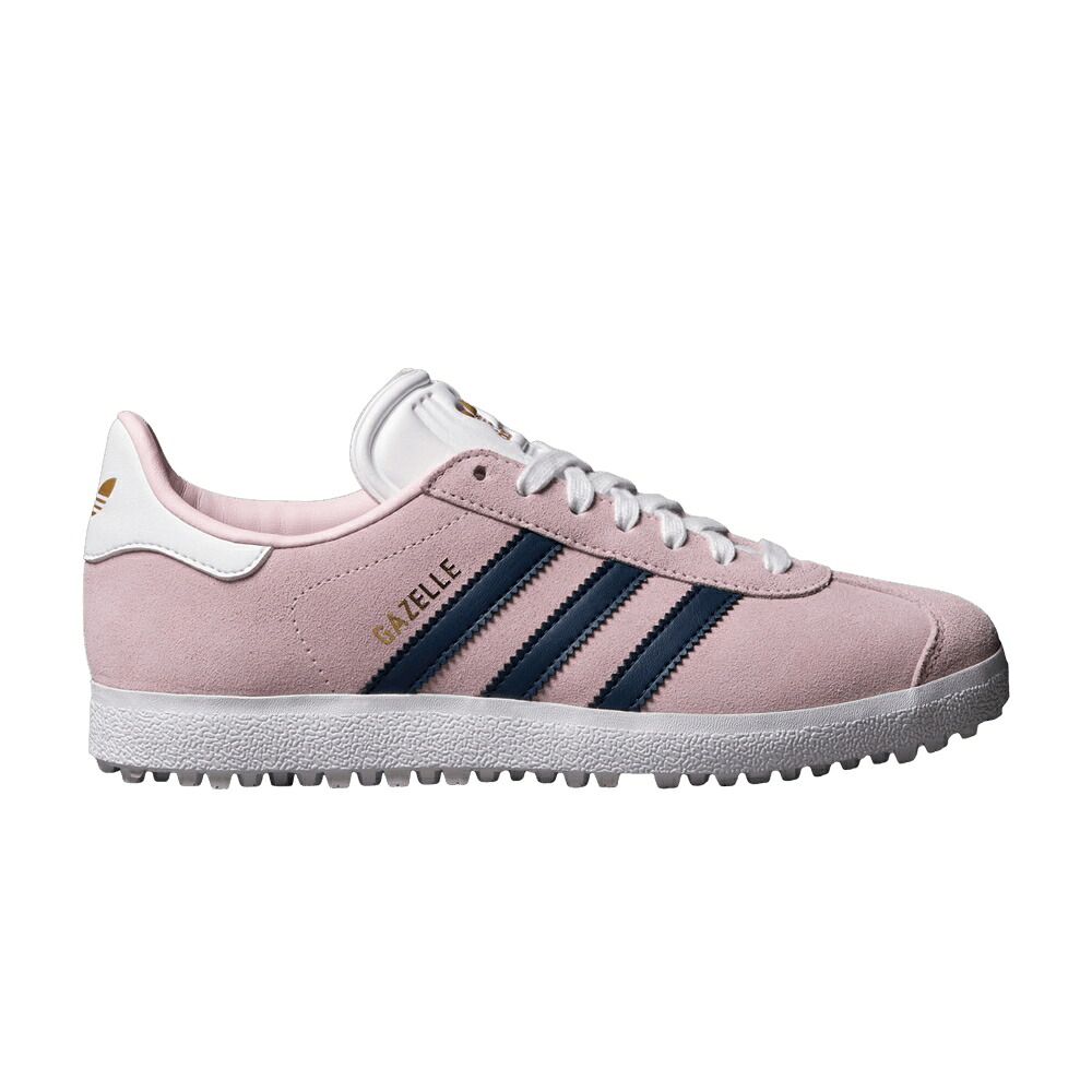 アディダス ガゼル ゴルフ サクラ色 ナイト爵 藍色 インディゴ \u0027CLEAR INDIGO\u0027 スニーカー レディース ADIDAS WMNS GAZELLE SPIKELESS GOLF PINK NIGHT / CLEAR PINK NIGHT INDIGO CLOUD