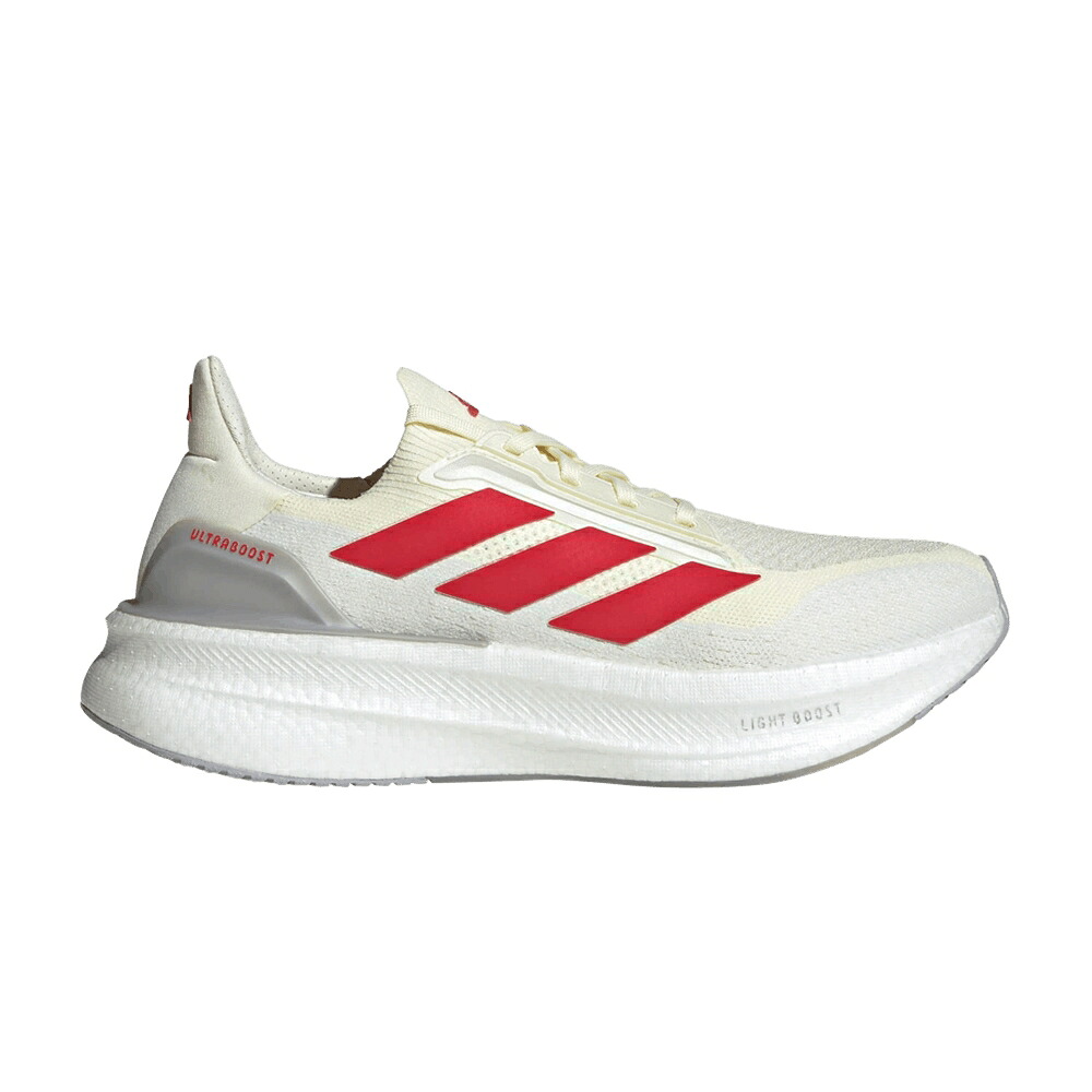 アディダス 白いこと 白いこと \u0027OFF SCARLET\u0027 スニーカー メンズ ADIDAS ULTRABOOST 5X WHITE / OFF WHITE BETTER SCARLET CRYSTAL