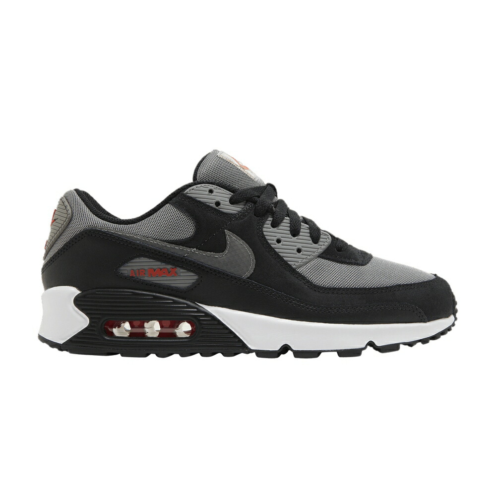 ナイキ マックス 黒いこと 黒いこと 赤 赤いこと 大気圏マックス \u0027BLACK RED\u0027 スニーカー メンズ NIKE AIR MAX 90 PEWTER / BLACK FLAT PEWTER PICANTE RED