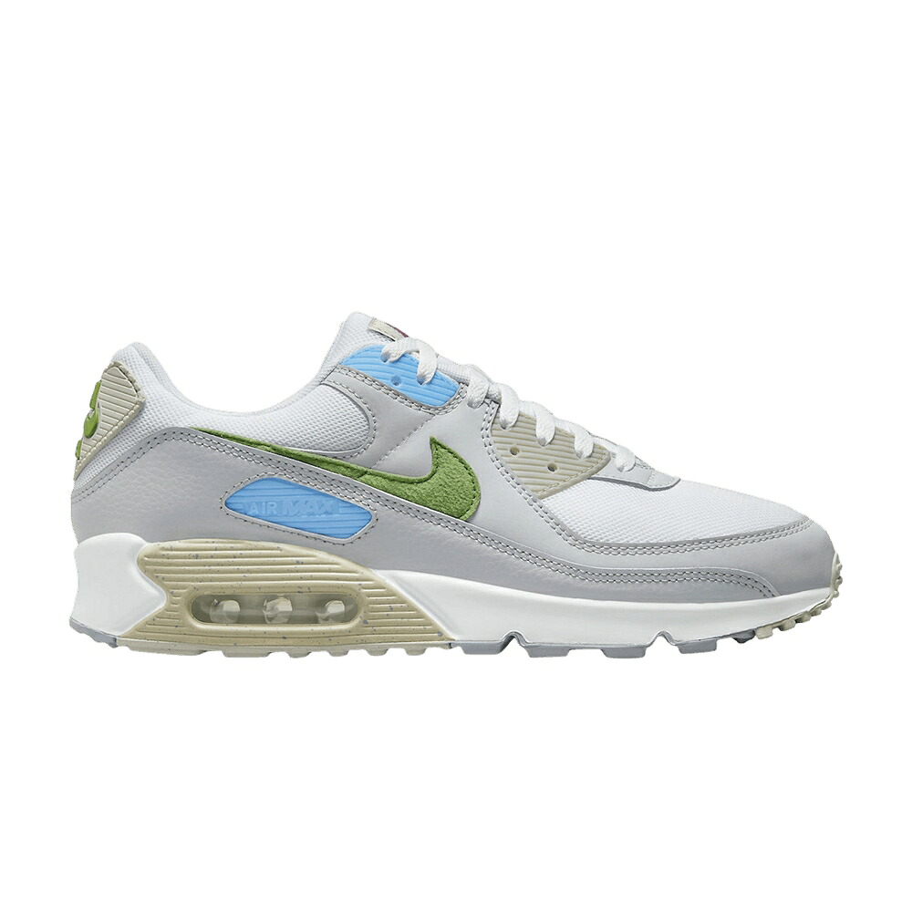 ナイキ マックス 白いこと 白いこと 大気圏マックス \u0027EVERGREEN\u0027 スニーカー メンズ NIKE AIR MAX 90 / WHITE CHLOROPHYLL UNIVERSITY