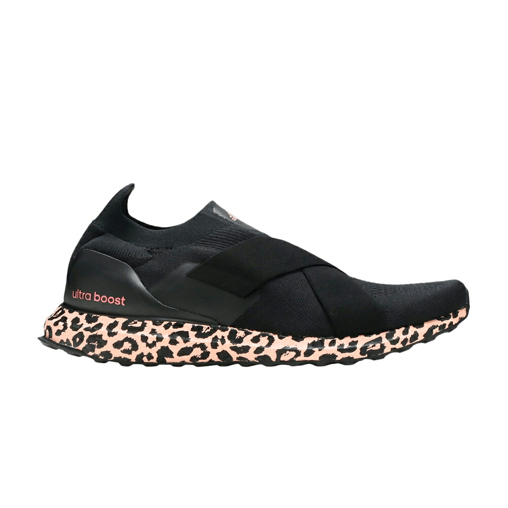 アディダス スリッポン 中核グループ 黒いこと 黒いこと サクラ色 \u0027LEOPARD PRINT\u0027 スニーカー レディース ADIDAS WMNS ULTRABOOST SLIP-ON デオキシリボ核酸 / CORE BLACK CORE BLACK GLOW PINK
