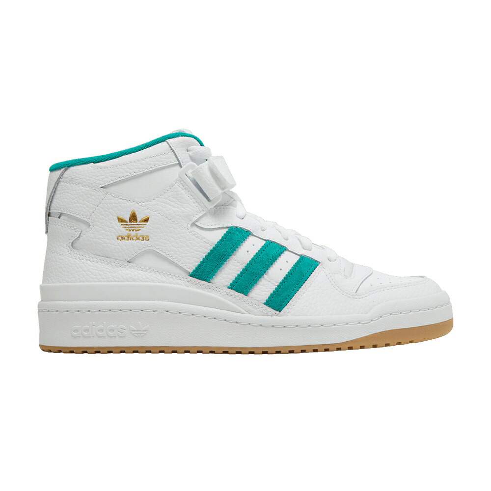 アディダス 討論会 ミッド 白いこと 白いこと ゴールド \u0027WHITE TEAL\u0027 スニーカー メンズ ADIDAS FORUM MID / CLOUD WHITE GOLD METALLIC GUM