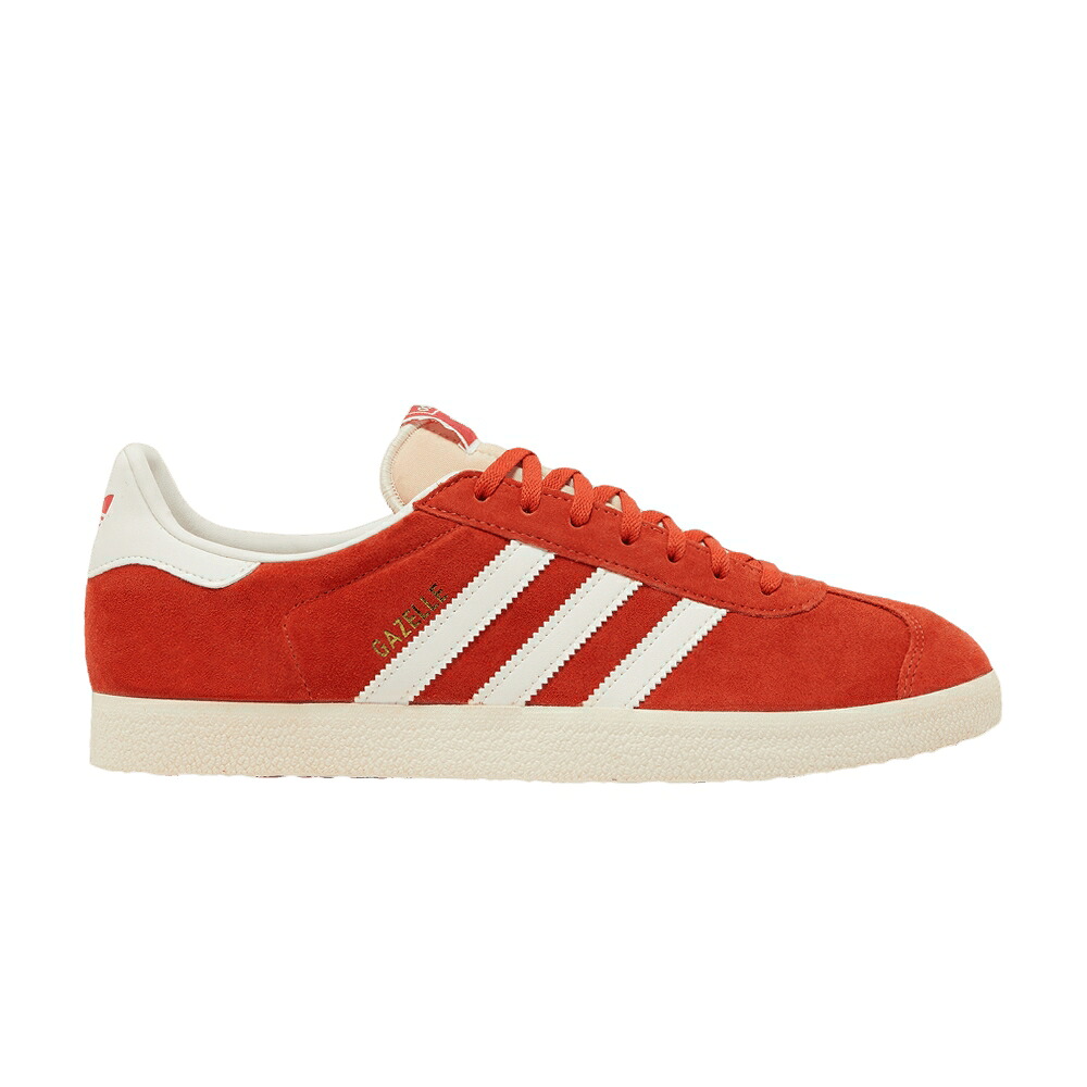 アディダス ガゼル 赤 赤いこと 白いこと 白いこと \u0027PEPPER RED\u0027 スニーカー メンズ ADIDAS GAZELLE / PEPPER RED OFF WHITE CHALK WHITE