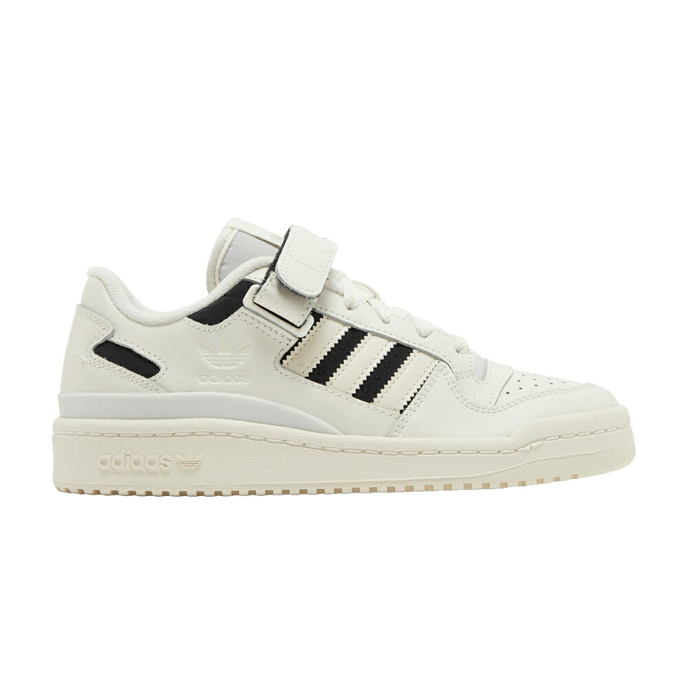 アディダス フォーラム 白色 ホワイト クリーム コア 黒色 ブラック 'OFF BLACK' スニーカー レディース ADIDAS WMNS FORUM LOW WHITE / OFF WHITE CREAM WHITE CORE BLACK|スニケス