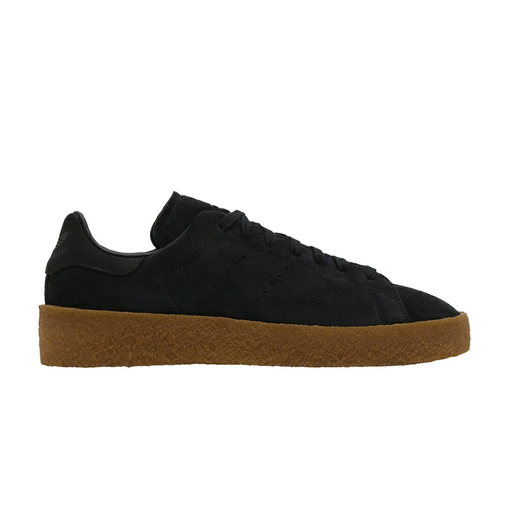 アディダス 縮緬 中核グループ 黒いこと 黒いこと 見方仕損ない \u0027BLACK\u0027 スニーカー メンズ ADIDAS STAN SMITH CREPE / CORE BLACK CORE BLACK SUPPLIER