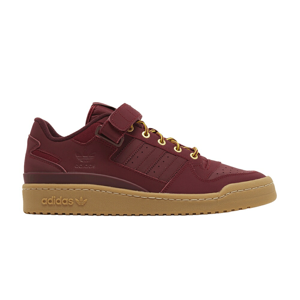 アディダス 討論会 ブドウ酒色 バーガンディー マルーン \u0027COLLEGIATE GUM\u0027 スニーカー メンズ ADIDAS FORUM LOW BURGUNDY / COLLEGIATE BURGUNDY MAROON GUM