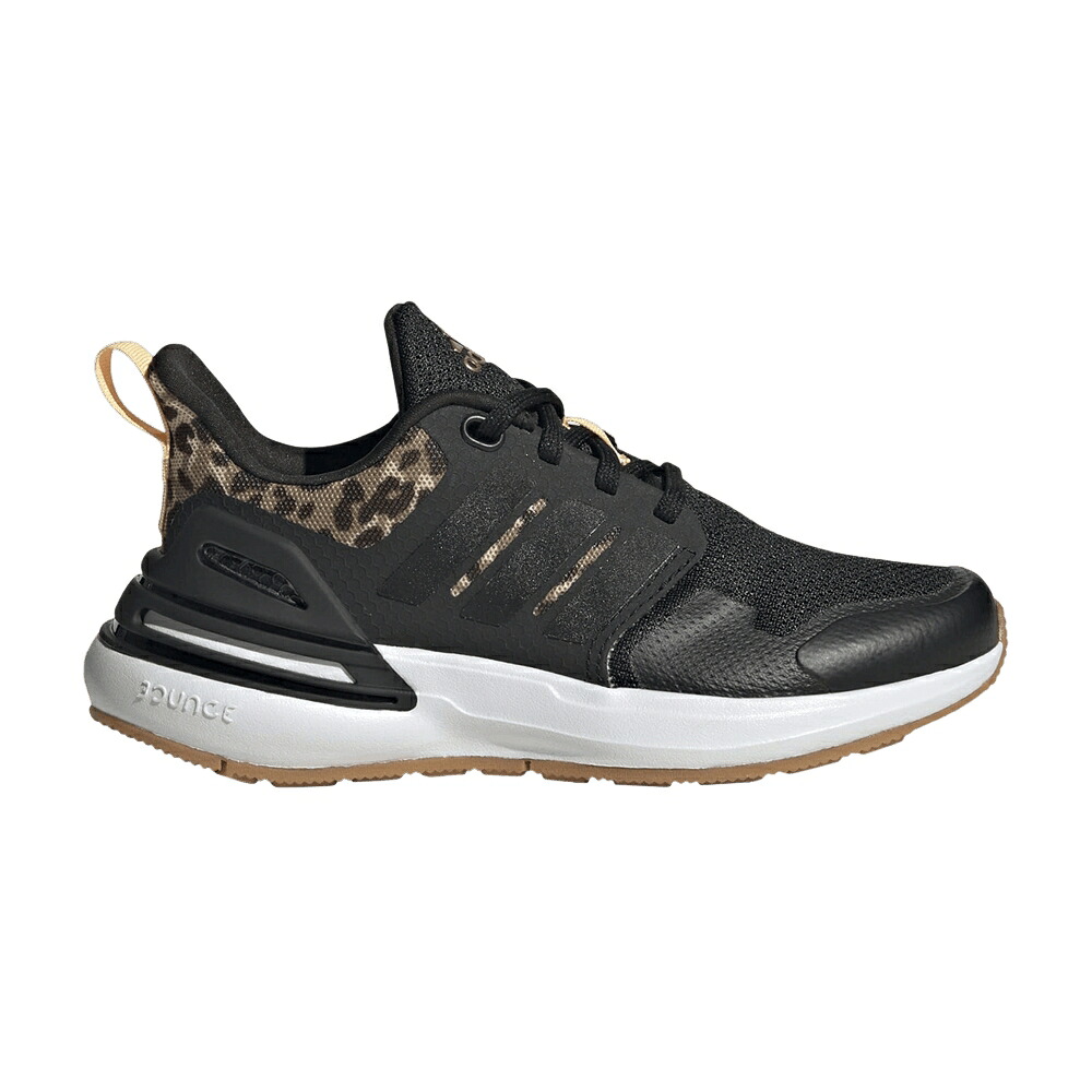 アディダス バウンス 中核グループ 黒いこと 黒いこと ゴールド \u0027LEOPARD\u0027 スニーカー メンズ ADIDAS RAPIDASPORT BOUNCE BIG KID / CORE BLACK CORE BLACK GOLD