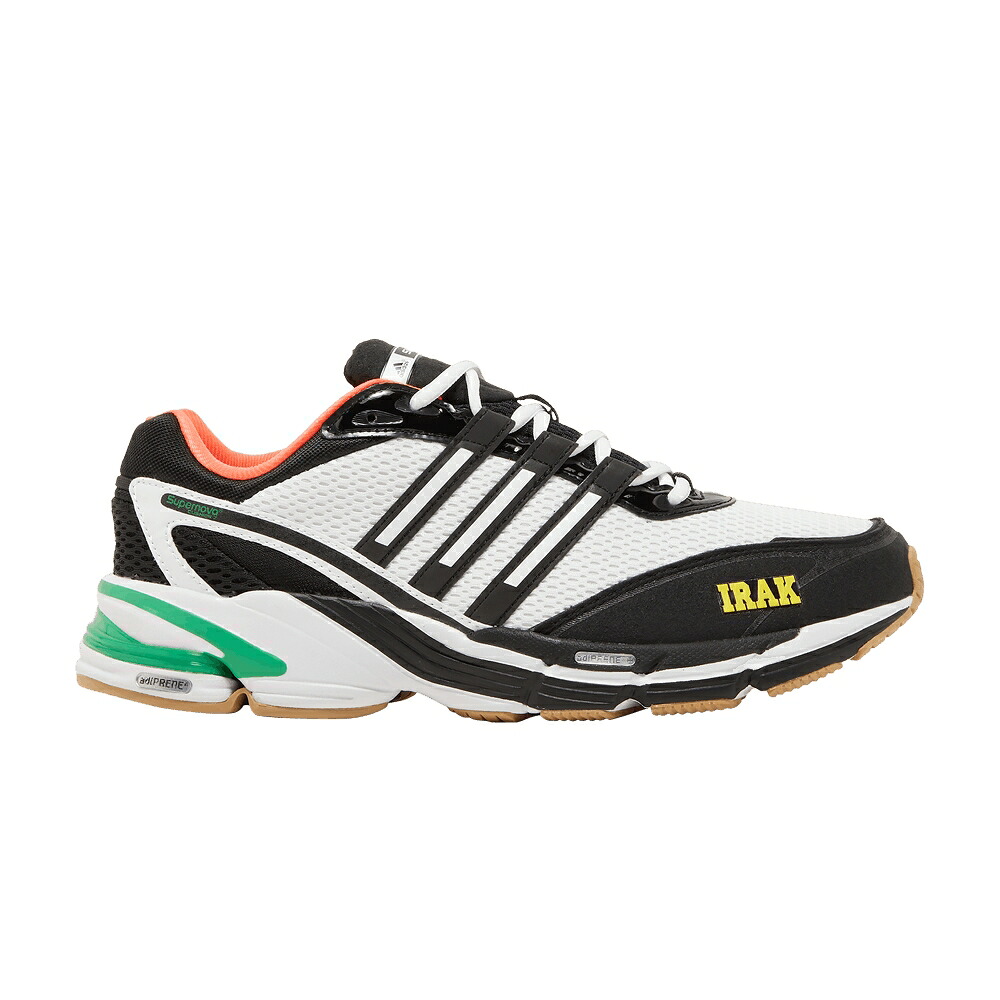 アディダス スーパーノバ ノヴァ 中核グループ 黒いこと 黒いこと 白いこと 白いこと \u0027BLACK GREEN\u0027 スニーカー メンズ ADIDAS IRAK X SUPERNOVA CUSHION 7 VIVID / CORE BLACK FOOTWEAR WHITE VIVID