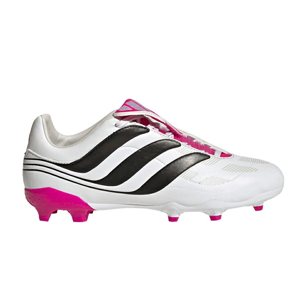 アディダス プレデター 白色 ホワイト コア 黒色 ブラック チーム PRECISION.3 'ARCHIVE PACK' スニーカー メンズ ADIDAS PREDATOR FG J / CLOUD WHITE CORE BLACK TEAM｜スニケス