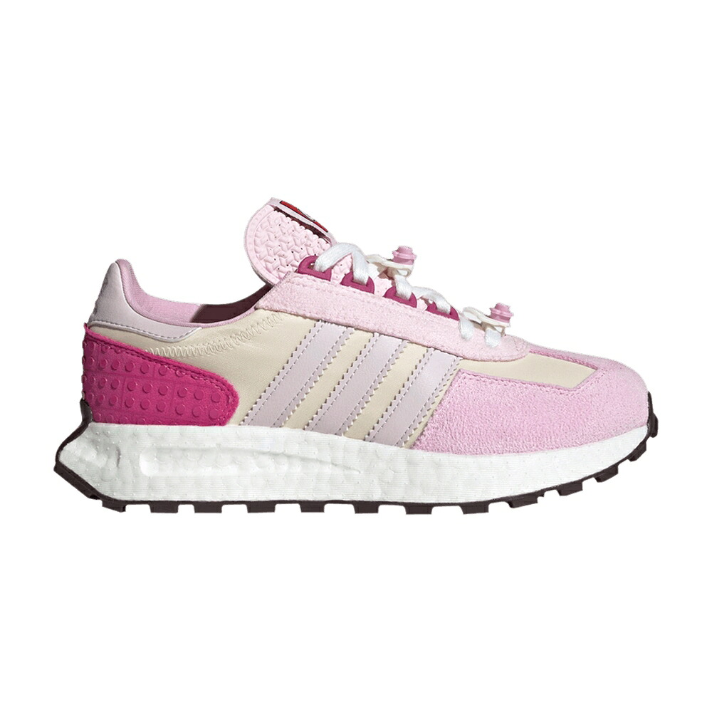 アディダス サクラ色 \u0027FROST PINK\u0027 スニーカー レディース ADIDAS LEGO X WMNS RETROPY E5 / FROST PINK ALMOST PINK ECRU TINT
