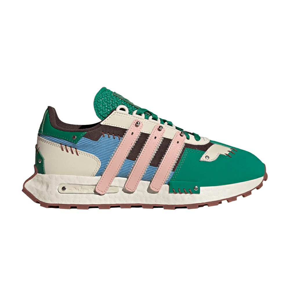 アディダス ナイト爵 ブドウ酒色 バーガンディー さくら色 \u0027GREEN\u0027 スニーカー メンズ ADIDAS MELTING SADNESS X RETROPY E5 / NIGHT BURGUNDY VAPOR PINK WONDER