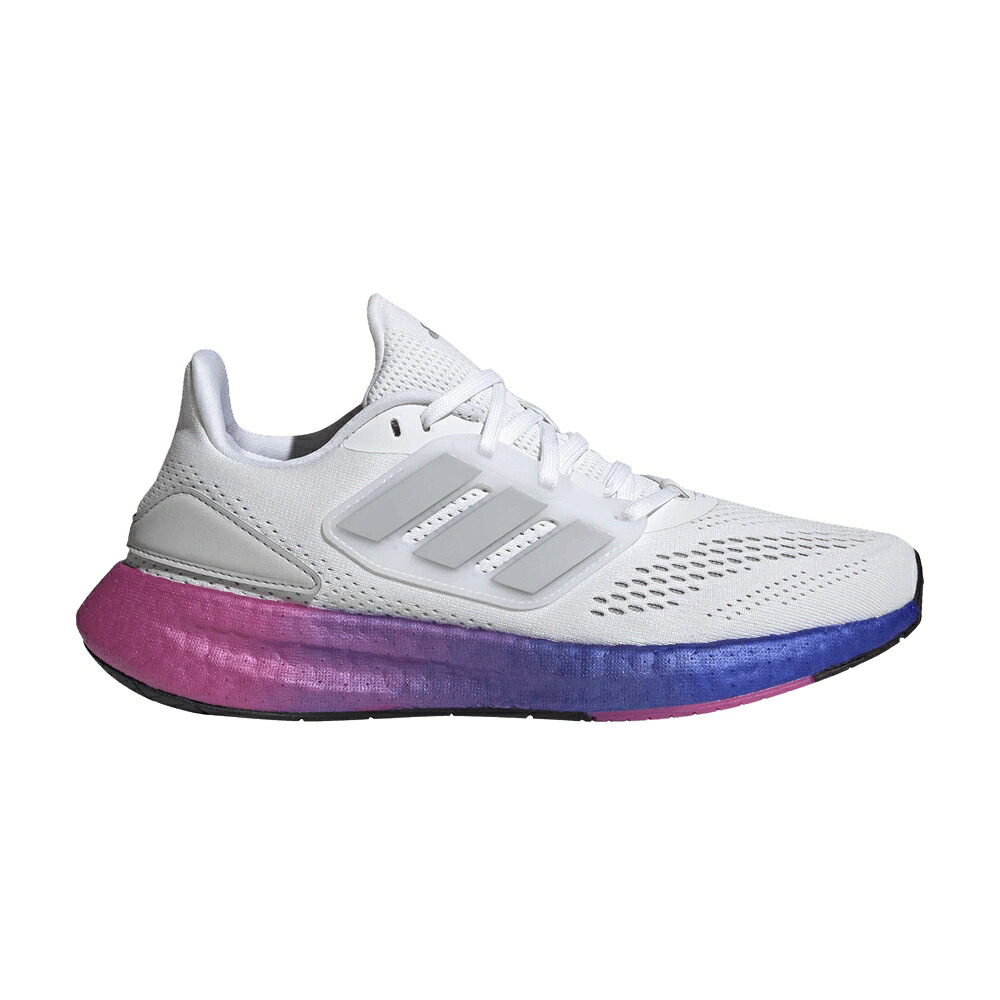 アディダス 白いこと 白いこと 薄墨色 薄墨色 \u0027WHITE FUCHSIA\u0027 スニーカー レディース ADIDAS WMNS PUREBOOST 22 LUCID / CLOUD WHITE GREY TWO LUCID