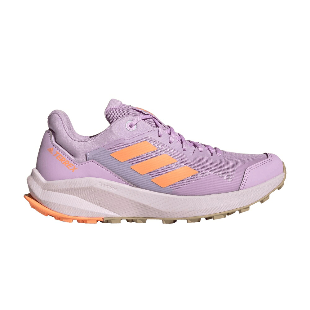 アディダス 橙 オレンジ色 \u0027BLISS ORANGE\u0027 スニーカー レディース ADIDAS WMNS TERREX TRAIL RIDER LILAC BEAM / BLISS LILAC BEAM ORANGE ALMOST
