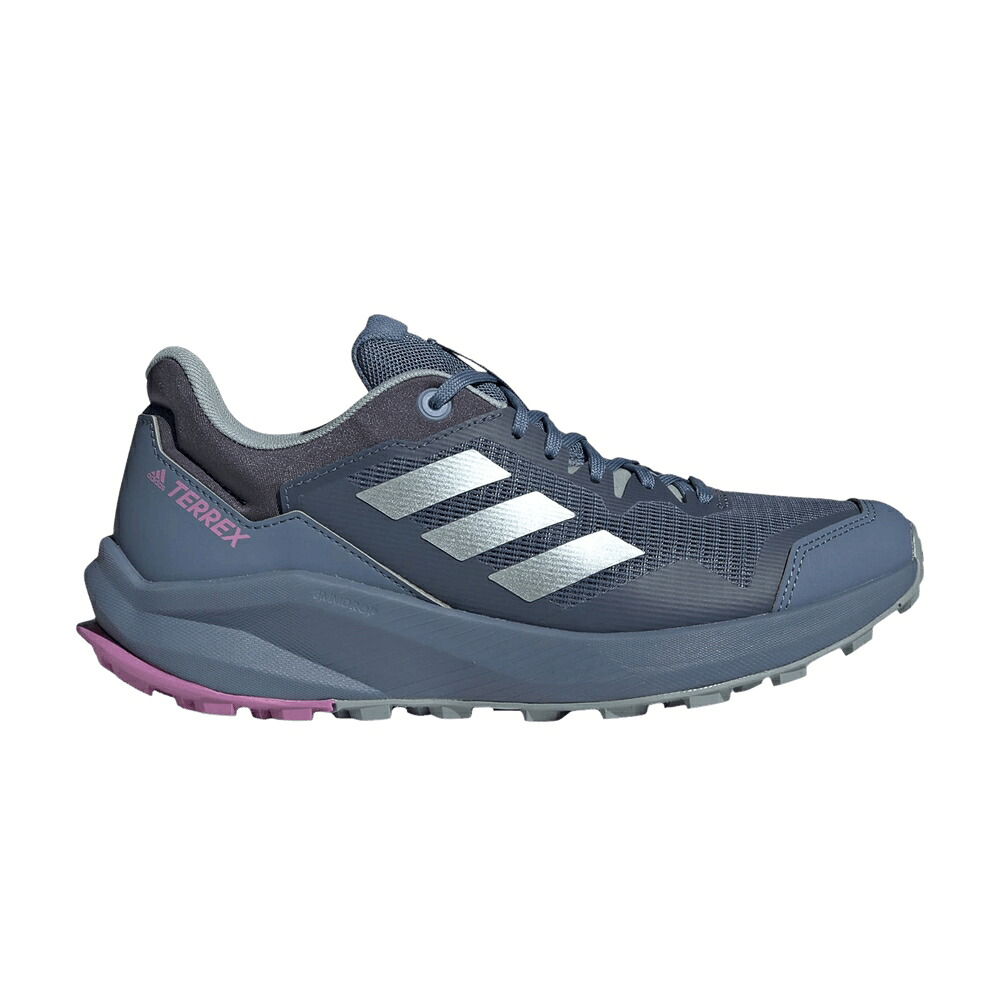 アディダス 銀色 スチール マジック 灰色 グレー 'WONDER LILAC' スニーカー レディース ADIDAS WMNS TERREX TRAIL RIDER STEEL / WONDER STEEL MAGIC GREY METALLIC｜スニケス