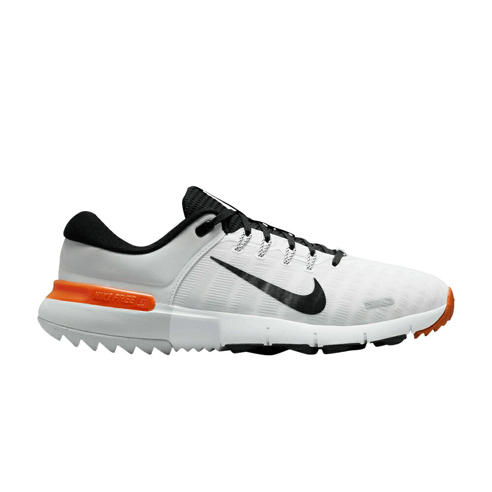 ナイキ フリー ゴルフ 橙 オレンジ 白色 ホワイト 黒色 ブラック 'WHITE BLACK' スニーカー メンズ NIKE FREE GOLF NEXT NATURE SAFETY ORANGE / WHITE SAFETY ORANGE BLACK｜スニケス